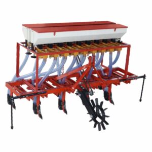 BHARAT AGRO Seed cum Fertilizer Drill (Tractor Operated Automatic)(9 Teeth – 18 Pipe) Spring Type Cultivator